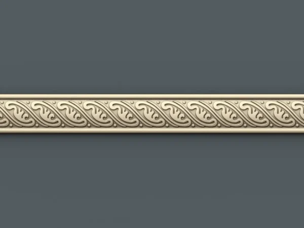 Decorative 3D Border CNC Design File 033