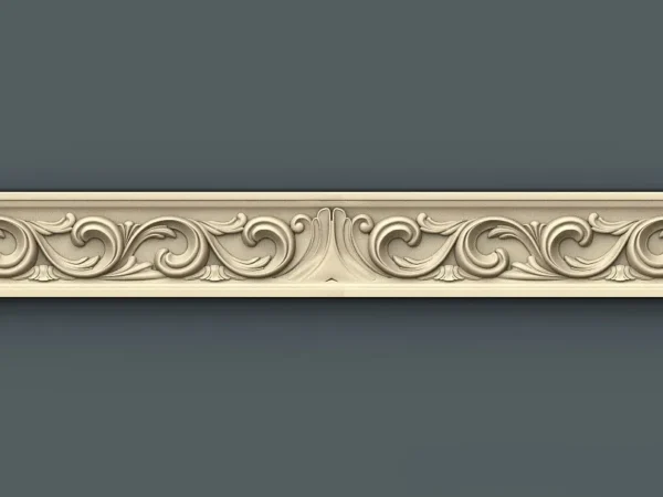 Decorative 3D Border CNC Design File 037