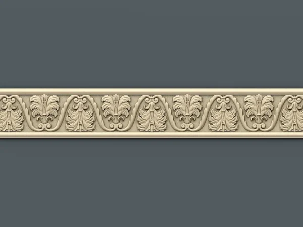 Decorative 3D Border CNC Design File 039
