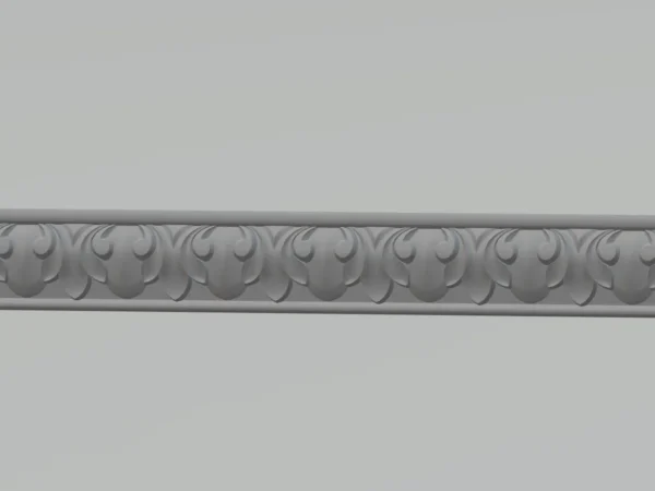 Decorative 3D Border CNC Design File 045