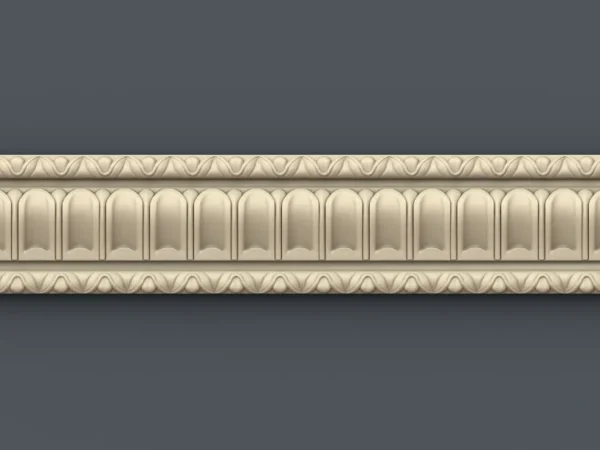 Decorative 3D Border CNC Design File 046