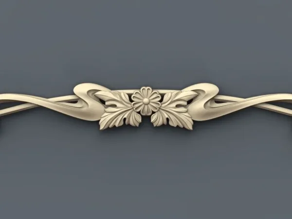 Decorative 3D Border CNC Design File 145
