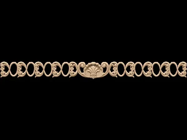 Decorative 3D Border CNC Design File 228