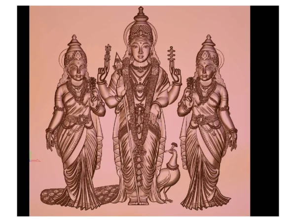 3D God CNC Design 30