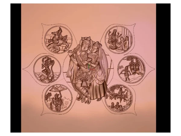 3D God CNC Design 44