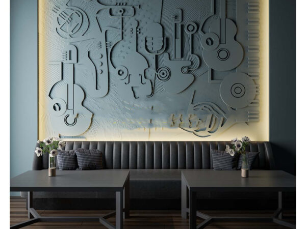 Music Instrument Wall Panel