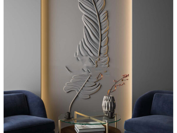 Huge Feather Wall Panel