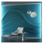 Sea Waves Wall Panel