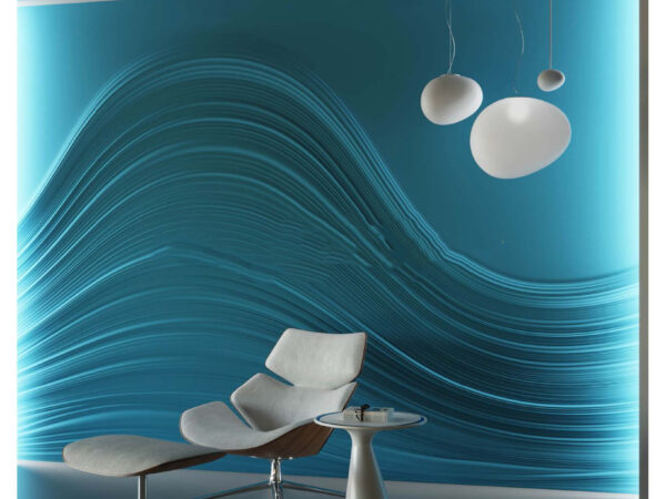 Sea Waves Wall Panel