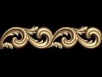 Decorative 3D Border CNC Design File 427