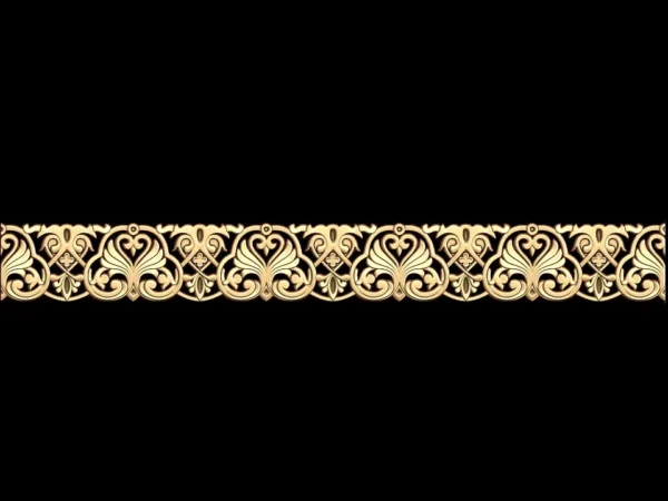 Decorative 3D Border CNC Design File 432