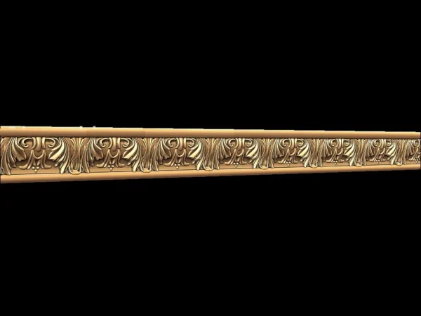 Decorative 3D Border CNC Design File 467