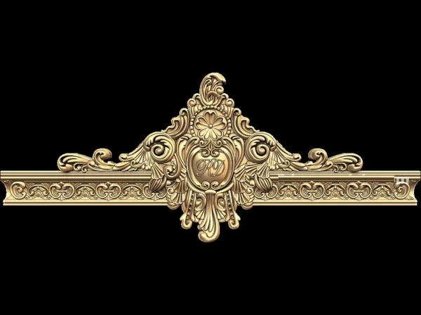 Decorative 3D Border CNC Design File 477