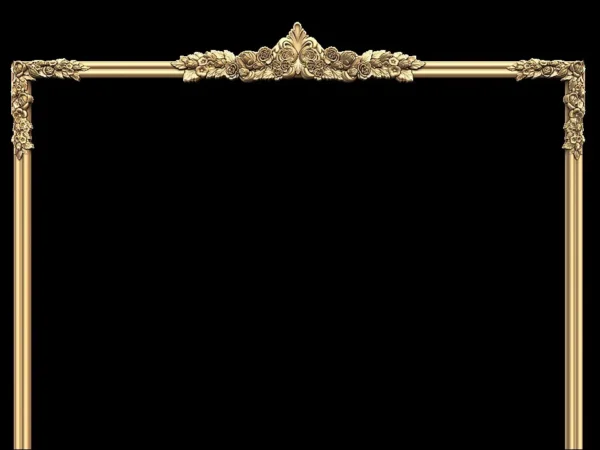 Decorative 3D Border CNC Design File 492