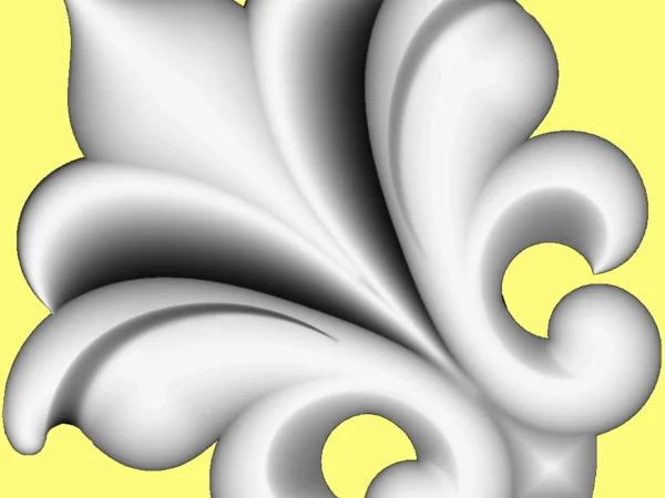 Decorative 3D Corner CNC Design File 1