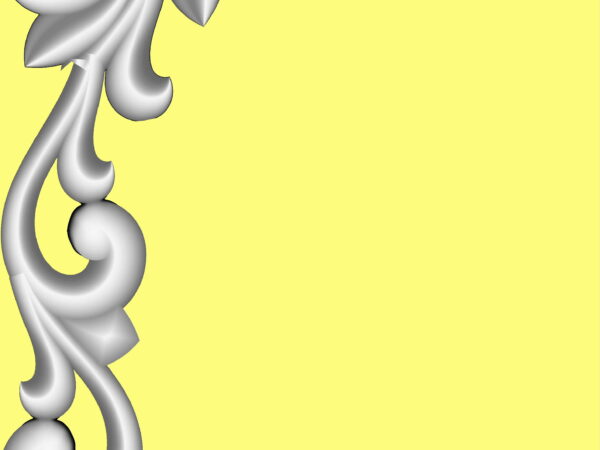 Decorative 3D Corner CNC Design File 12