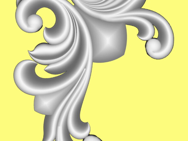 Decorative 3D Corner CNC Design File 15