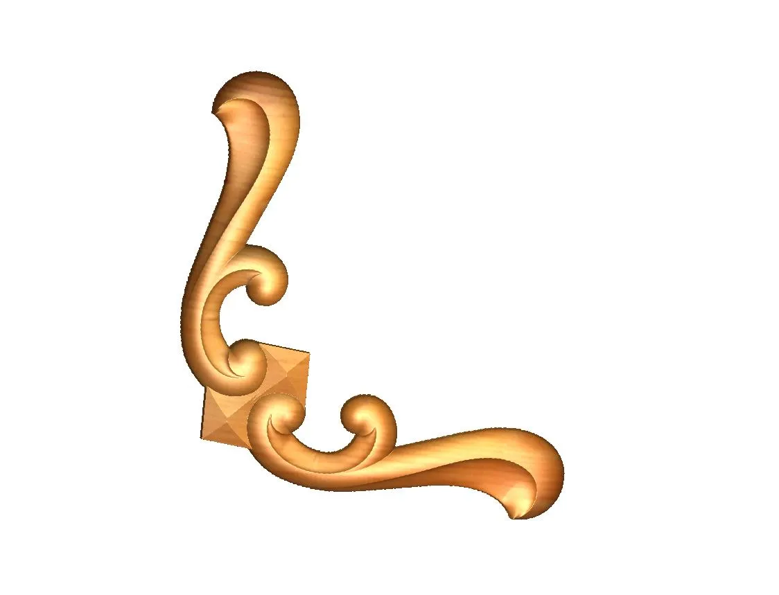 CR 002 Decorative 3D Corner CNC Design File 002 - Image 1