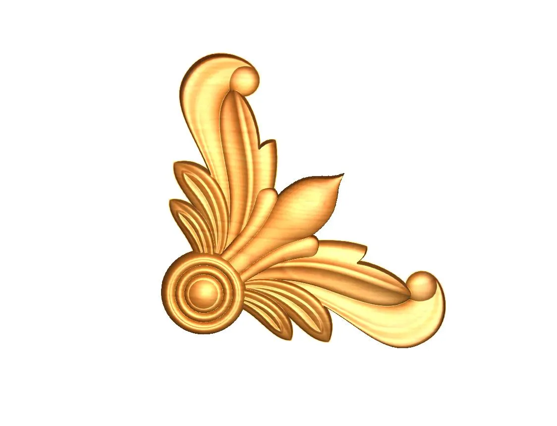 CR 006 Decorative 3D Corner CNC Design File 006 - Image 1