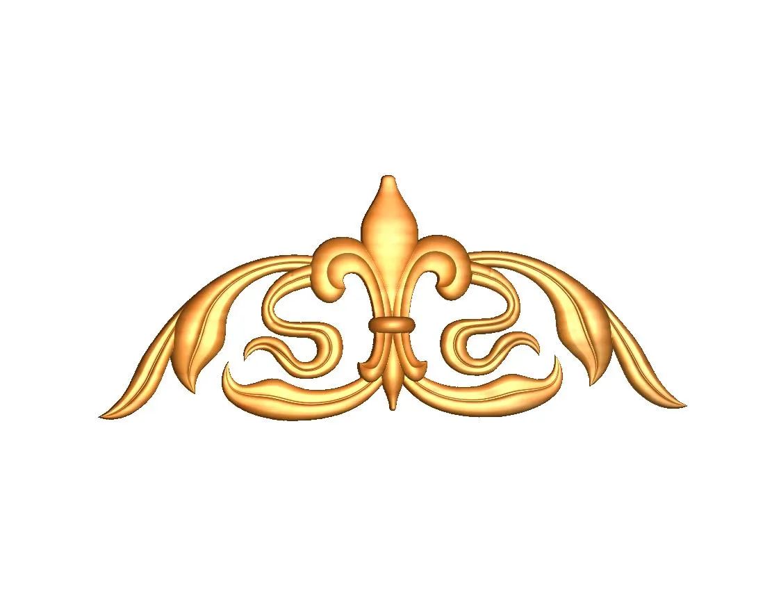 CR 011 Decorative 3D Corner CNC Design File 011 - Image 1