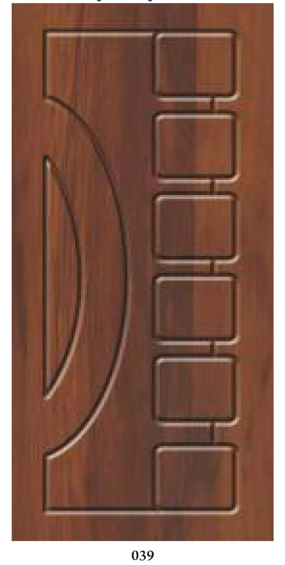 DOOR V BIT EDITION 4_Page_39 Decorative 2.5D Door CNC Design 39 - Image 1