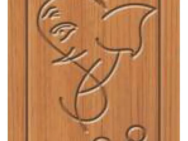 Decorative 2.5D Door CNC Design 40