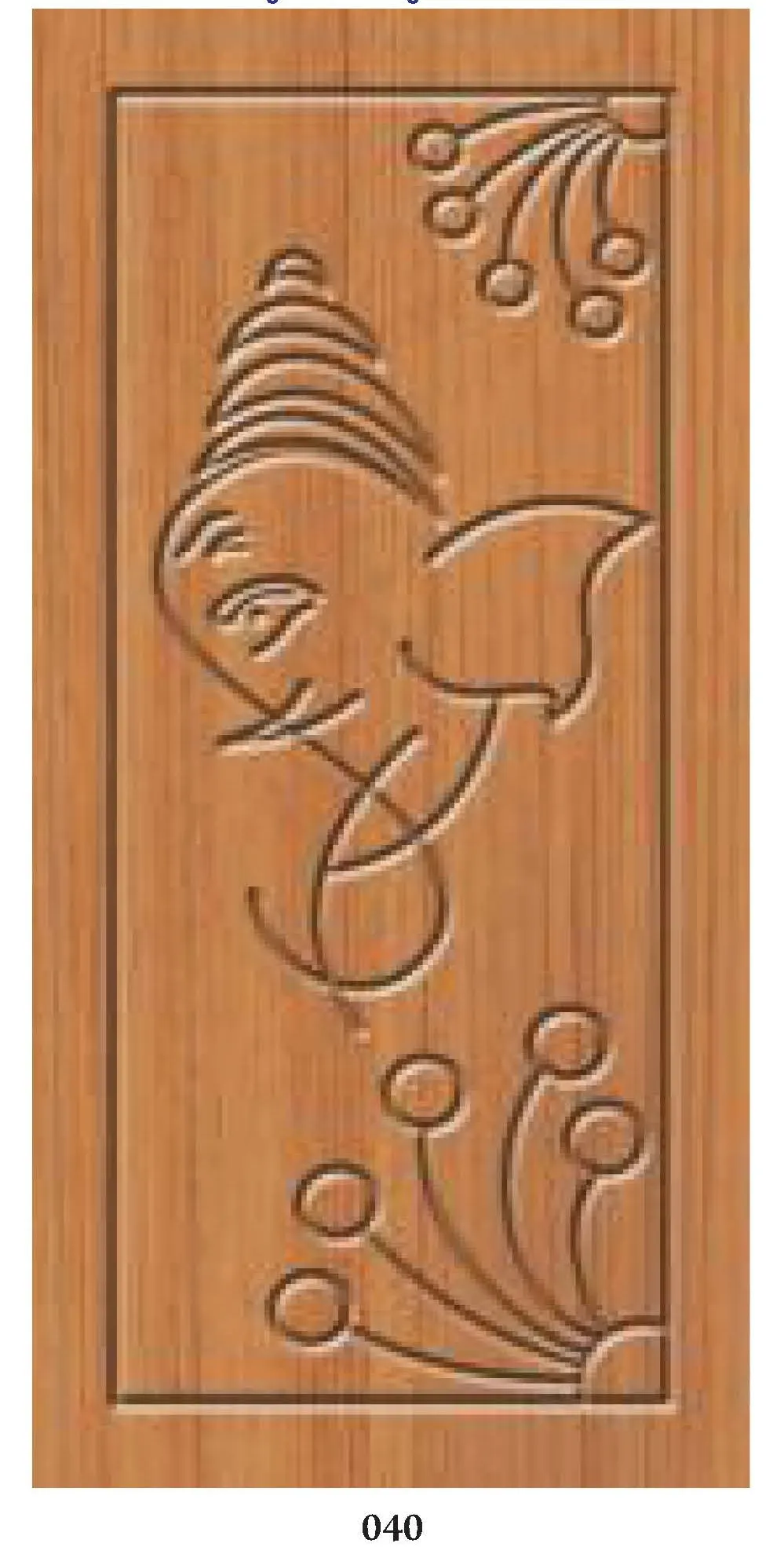 DOOR V BIT EDITION 4_Page_40 Decorative 2.5D Door CNC Design 40 - Image 1