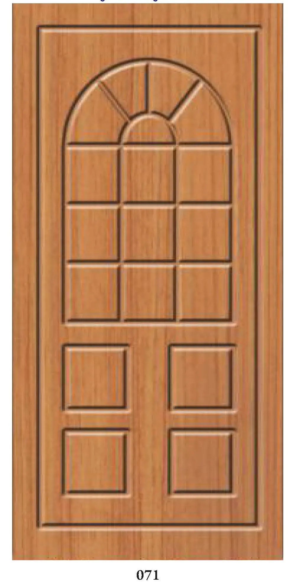 DOOR V BIT EDITION 4_Page_71 Decorative 2.5D Door CNC Design 71 - Image 1