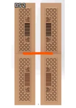 Modern 3D Double Door CNC Design Files 2