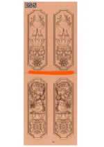 Modern 3D Double Door CNC Design Files 5