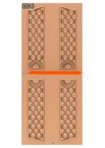 Modern 3D Double Door CNC Design Files 6
