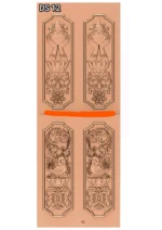 Modern 3D Double Door CNC Design Files 12