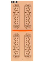 Modern 3D Double Door CNC Design Files 13