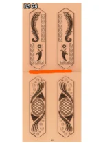 Modern 3D Double Door CNC Design Files 24