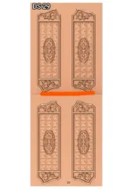 Modern 3D Double Door CNC Design Files 29