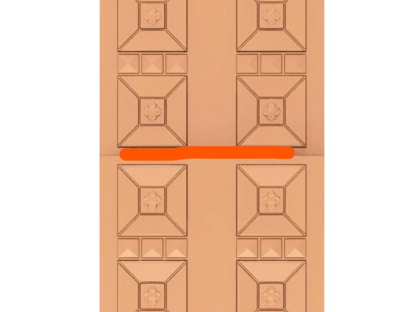 Modern 3D Double Door CNC Design Files 30