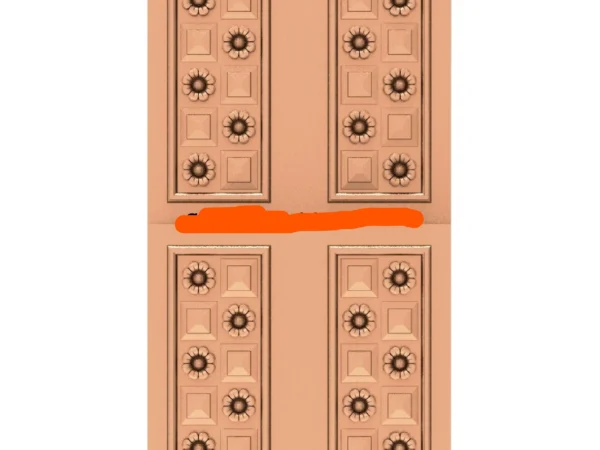 Modern 3D Double Door CNC Design Files 31