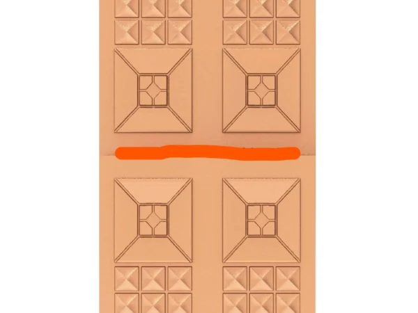 Modern 3D Double Door CNC Design Files 34
