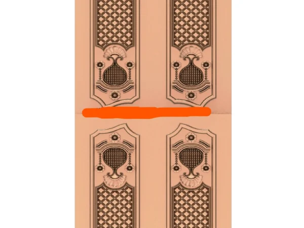 Modern 3D Double Door CNC Design Files 36