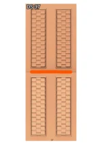 Modern 3D Double Door CNC Design Files 37