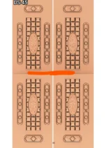Modern 3D Double Door CNC Design Files 45
