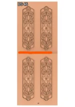 Modern 3D Double Door CNC Design Files 46