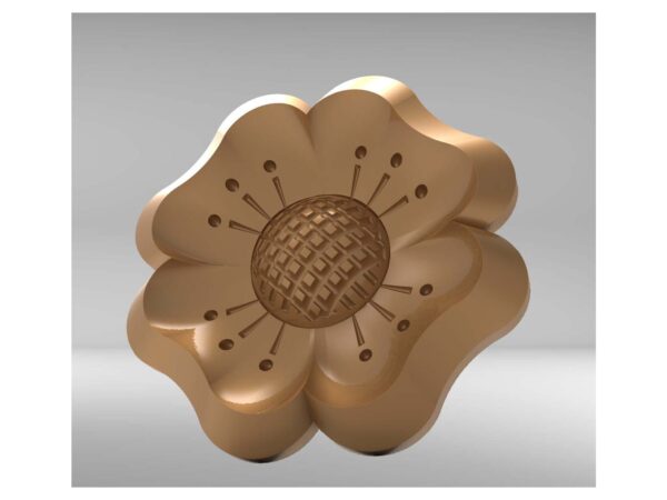 3D Flower CNC Design 2