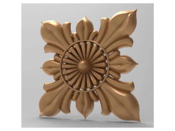 3D Flower CNC Design 3