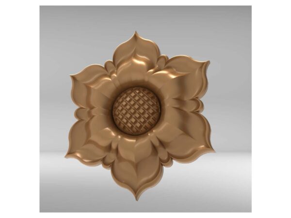 3D Flower CNC Design 6