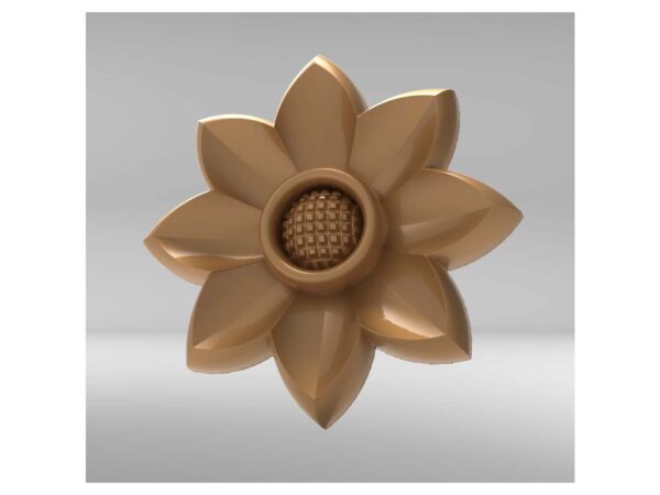 3D Flower CNC Design 9