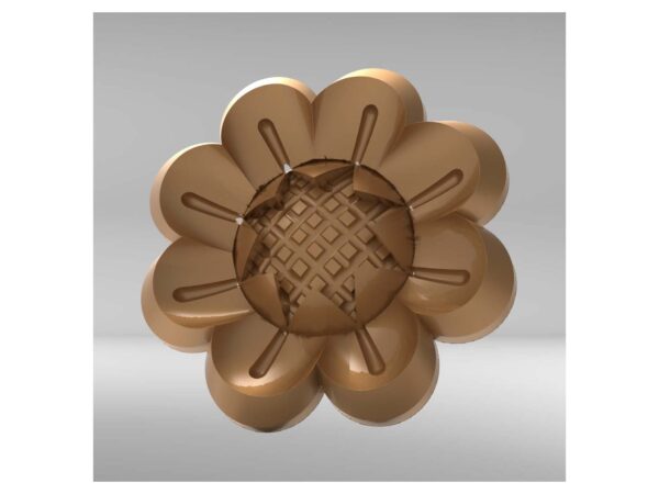 3D Flower CNC Design 10