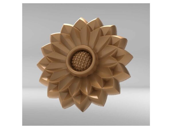 3D Flower CNC Design 13