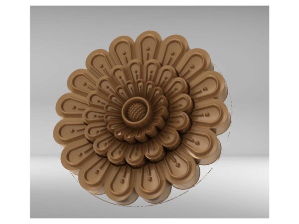 3D Flower Design – CNC File 16