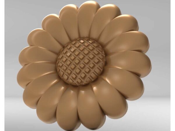 3D Flower Design – CNC File 17